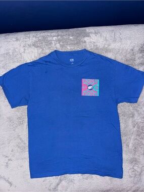 Mens Obey Graphic Tee blue